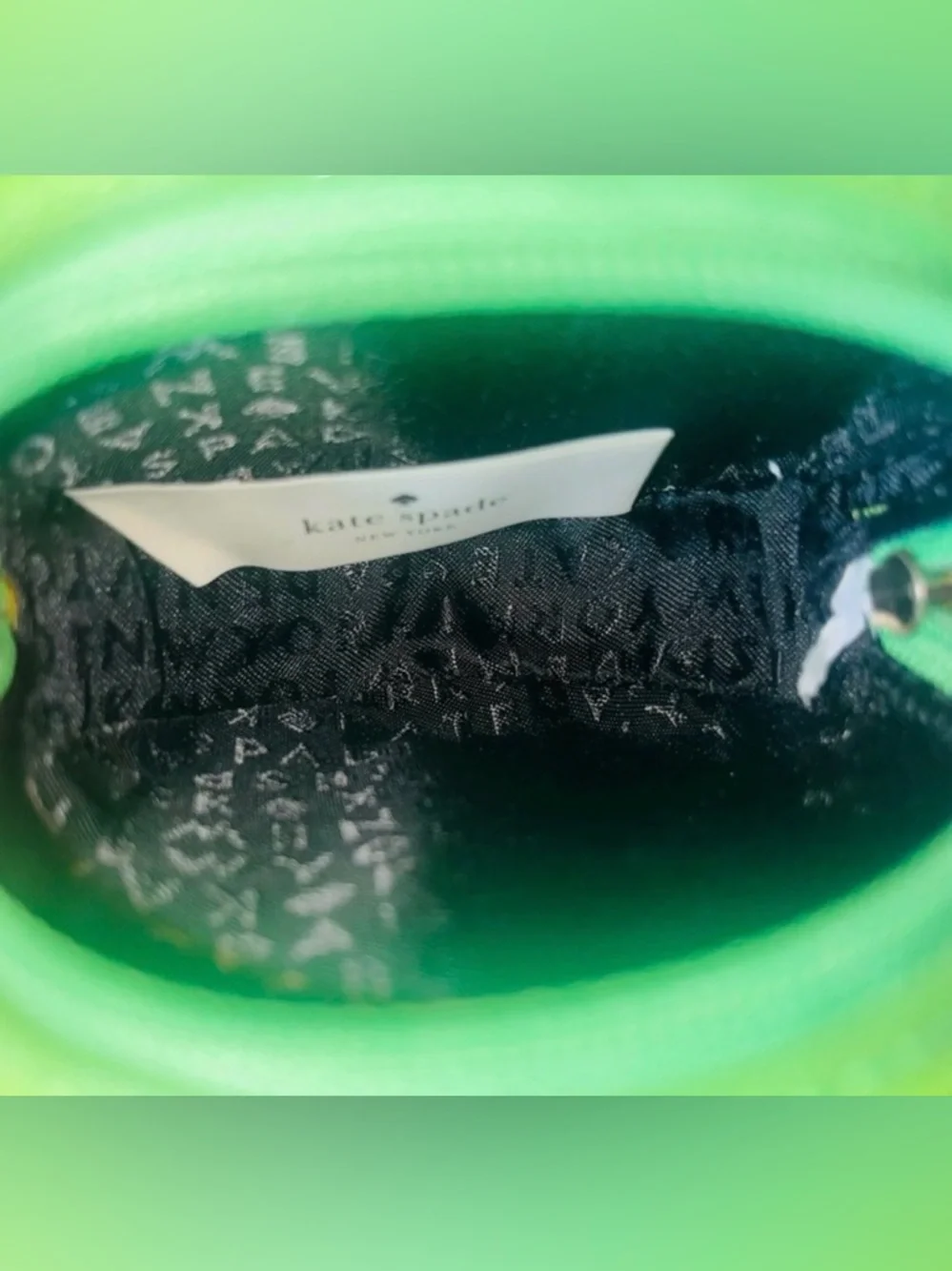 KATE SPADE Make A Splash Round Watermelon Coin Purse - Picture 5 of 7